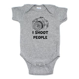 I Shoot People Short Sleeve Bodysuit