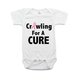 Breast Cancer Awareness Crawling For A Cure Short Sleeve Infant Bodysuit