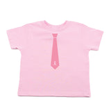 Breast Cancer Awareness Breast Cancer Tie Toddler T-Shirt