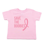 Breast Cancer Awareness Save The Boobies Toddler T-Shirt
