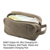 Biohazzard Warning Symbol Mini Baby Changing Bag Travel Diapering Essentials Kit