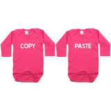 Twin Set Copy Paste Sleeve Infant Bodysuit
