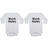 Twin Set Womb Mates Sleeve Infant Bodysuit