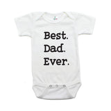 Father's Day Best Dad Ever Short Sleeve Infant Bodysuit