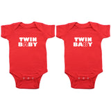 Twin Set Twin Baby Short Sleeve Infant Bodysuit