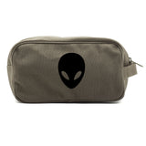 Sci-Fi Alien Head Canvas Mini Baby Changing Bag Travel Diapering Essentials Kit
