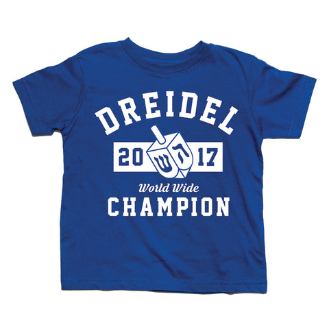Hanukkah Dreidel Champion 2016 Toddler Cotton T-Shirt