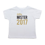 New Years Little Mister 2017 Toddler 100% Cotton T-Shirt