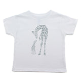 Baby Giraffe and Mommy Toddler Short Sleeve T-Shirt