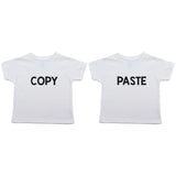 Twin Set Copy Paste Toddler Short Sleeve T-Shirt