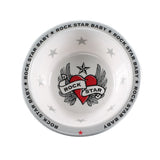 Rock Star Baby Heart and Wings Dinnerware 3 Piece Gift Set