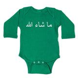 Mashallah God Has Willed It English Long Sleeve Infant Bodysuit