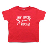 My Uncle Rocks Toddler Short Sleeve T-Shirt