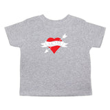 I Love Mom Heart Tattoo Unisex-Kids Toddler Short Sleeve T-Shirt
