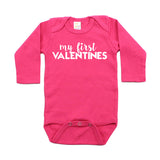 Valentine's Day My First Valentines Long Sleeve Infant Bodysuit