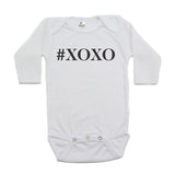 Valentine's Day #XOXO Hugs and Kisses Long Sleeve Infant Bodysuit