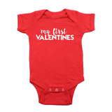 Valentine's Day My First Valentines Short Sleeve Infant Bodysuit