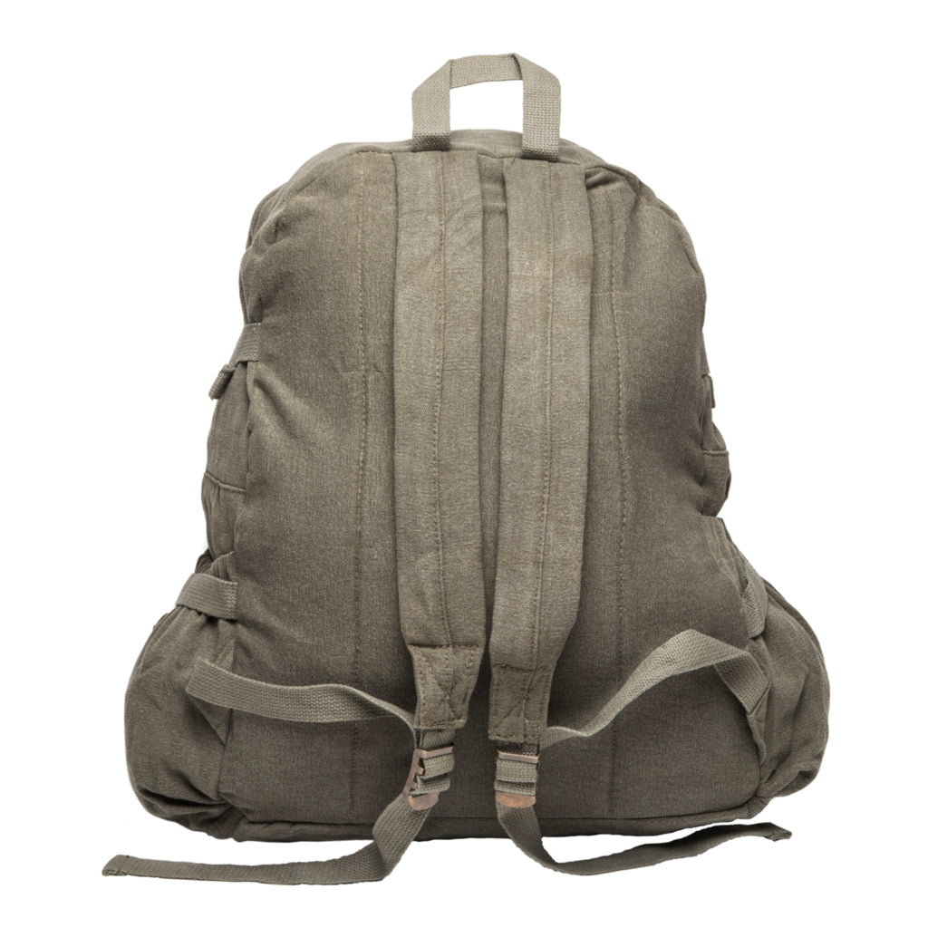 canvas backpack with leather bottom Lotus Flower Canvas Teardrop Backpack with Leather Bottom Accents – Crazy Baby Clothing