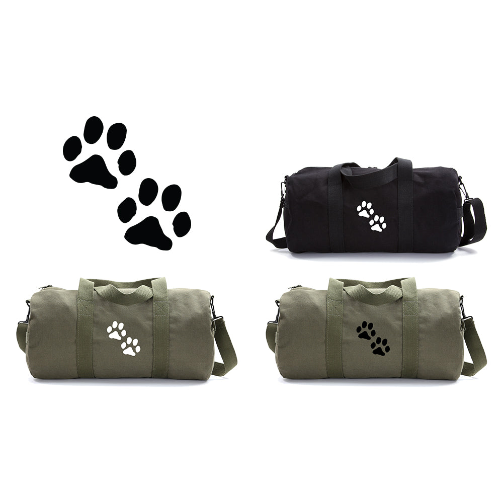 Cute Puppy Dog Paws Print Duffle Bag Sports Gym Duffel Tote – Crazy Baby  Clothing
