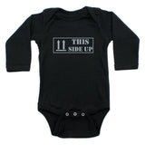 This Side Up Long Sleeve Cotton Bodysuit