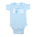 Little Brothers Rock Star Guitar Short Sleeve Baby Infant Bodysuit