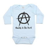 Punk Rock Anarchy In the Pre-K Long Sleeve Baby Infant Bodysuit
