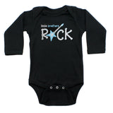 Little Brothers Rock Star Guitar Long Sleeve Baby Infant Bodysuit