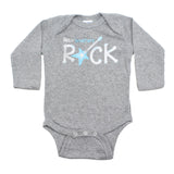 Little Brothers Rock Star Guitar Long Sleeve Baby Infant Bodysuit