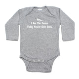 Yes, I am the Cutest..Long Sleeve Baby Infant Bodysuit