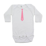 Breast Cancer Awareness Breast Cancer Tie Long Sleeve Infant Bodysuit