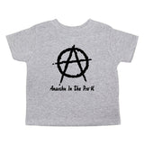 Anarchy in the Pre-K Punk Rock Kids Toddler Short Sleeve T-Shirt