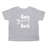 Born to Rock Band-Guitar Rockstar Kids Toddler Short Sleeve T-Shirt
