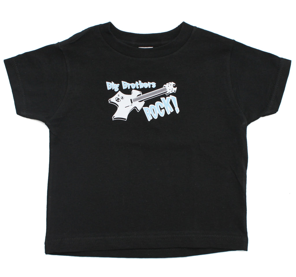 Big Brothers Rock! Baby-Boys Toddler Short Sleeve T-Shirt