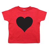 Black Heart Holiday | Cute Baby- Girls Toddler Short Sleeve T-Shirt