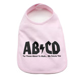 Unisex Baby ABCD Rock N Roll Cotton Bib