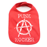 Punk Rocker Rockin' Unisex Newborn Baby Soft Cotton Bib