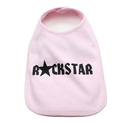 Rockstar Cool Unisex Newborn Baby Soft Cotton Bib