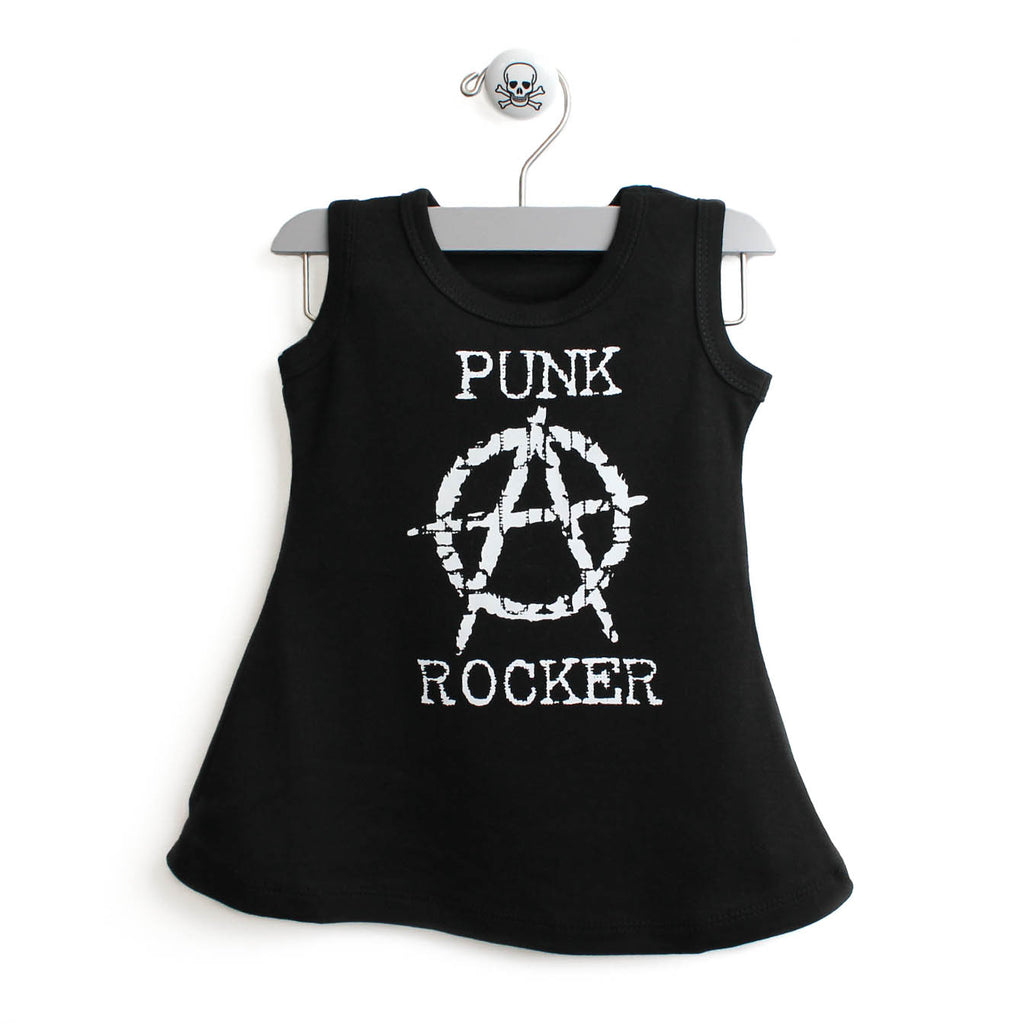 Punk Rocker A-Line Dress For Baby Girls