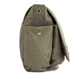 Lotus Flower Heavyweight Canvas Messenger/Diaper Shoulder Bag