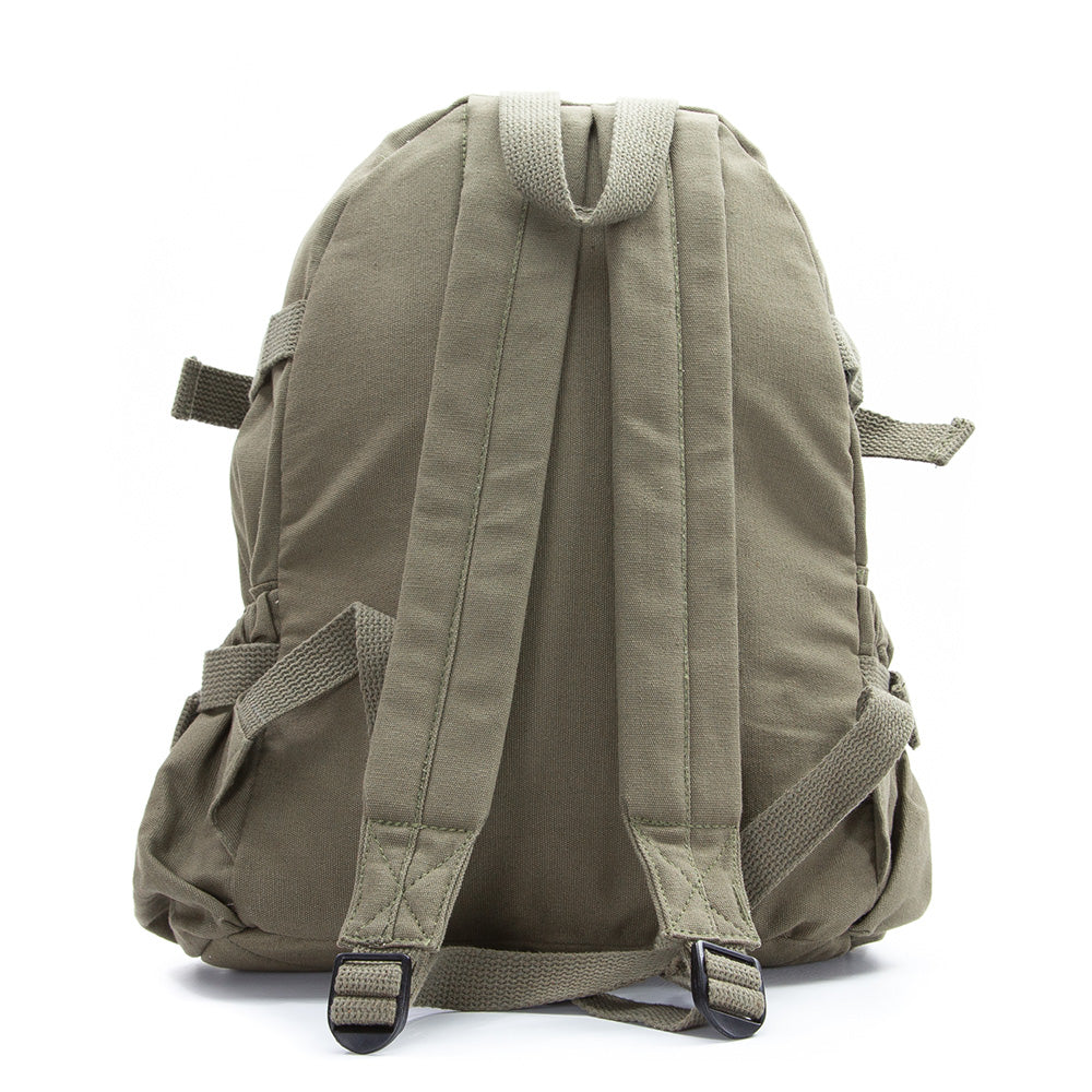 canvas backpack with leather bottom Lotus Flower Canvas Teardrop Backpack with Leather Bottom Accents – Crazy Baby Clothing