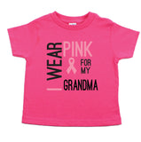 Breast Cancer Awareness Wear Pink My Grandma Toddler T-Shirt