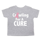 Breast Cancer Awareness Crawling for A CURE Toddler T-Shirt