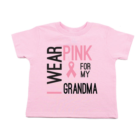 Breast Cancer Awareness Wear Pink My Grandma Toddler T-Shirt