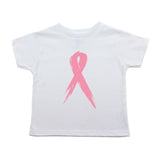 Breast Cancer Awareness Painted Pink Ribbon Toddler T-Shirt