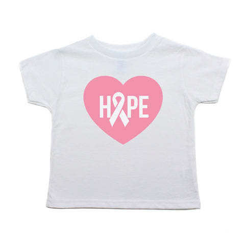 Breast Cancer Awareness Hope Heart Toddler T-Shirt