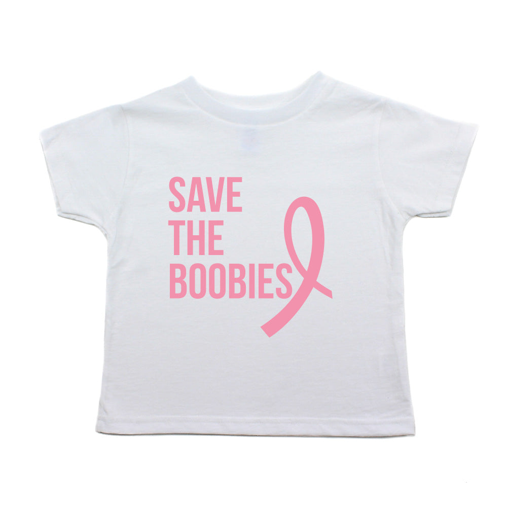 Breast Cancer Awareness Save The Boobies Toddler T-Shirt – Crazy