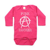 Punk Rocker Rockstar Rock N Roll Long Sleeve Baby Infant Bodysuit