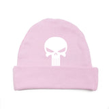 White Punisher Skull Infant Baby Beanie Cap Winter Hat One Size