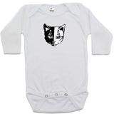 Venus The Two Face Cat Long Sleeve Infant Baby Bodysuit