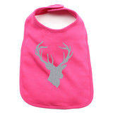 Unisex Cotton Infant Bib, Deer Head Hunting Buck